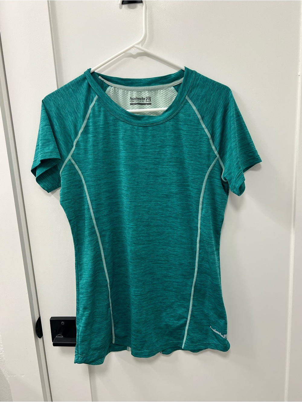 Avalanche Teal Heathered Short-Sleeve Active Tee